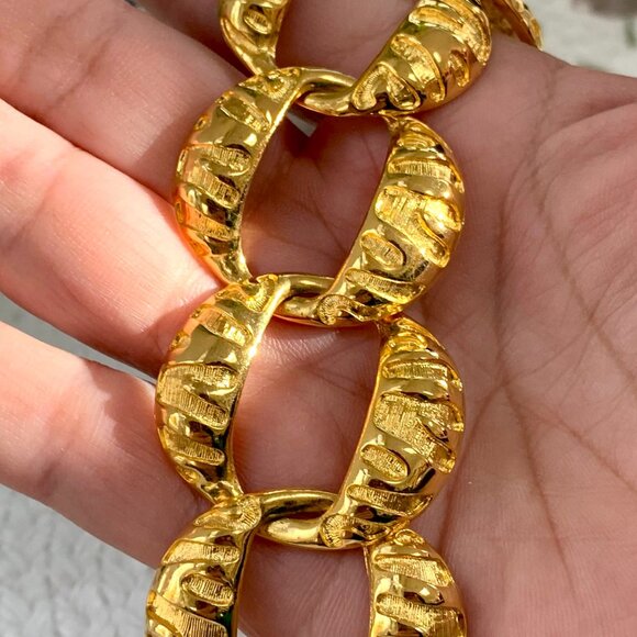 Vtg ANNE KLEIN Chunky Bracelet - Picture 8 of 11